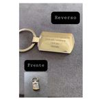 Llavero Con fotografia a color Y grabado laser al reverso