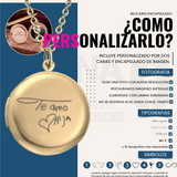 RELICARIO ENCAPSULADO | COLOR DORADO