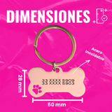 HUESO ID | COLOR ROSE GOLD | TALLAS MED A G