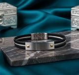 Pulsera Hilo Doble - Acero Inoxidable