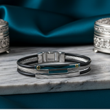 Pulsera Hilo H - Acero Inoxidable
