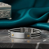 Pulsera Hilo Triple - Acero Inoxidable II