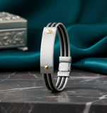 Pulsera Hilo Triple - Acero Inoxidable II
