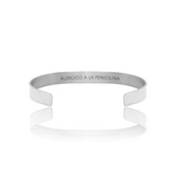 Brazalete de Acero Inoxidable Grabado por una cara