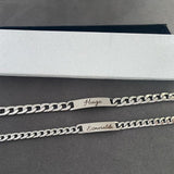 Set de esclavas con caja de regalo/plateadas
