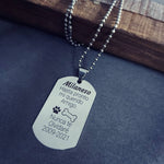 Dije Grabado Laser tipo Placa Militar