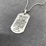 Dije Grabado Laser tipo Placa Militar