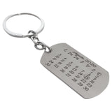 Llavero de Acero inoxidable Personalizado