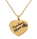 Dije de Corazón Dorado Personalizado