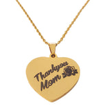 Dije de Corazón Dorado Personalizado