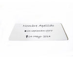 Placa para Urna Personalizable