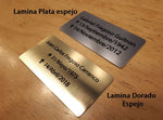 Placa para Urna Personalizable