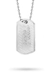 Dog Tag Mini Militar