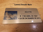 Placa para Urna Personalizable