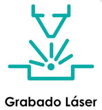 Brazaletes dorado de acero Inoxidable grabado amabas caras 503