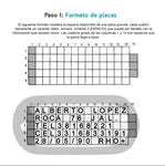 Juego De 2 Placas Militares Grandes Con Goma Dog Tag