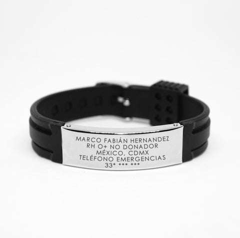 Pulsera Personalizada Caucho Premium