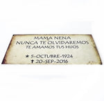 Placa para Urna Personalizable