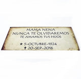 Placa para Urna Personalizable